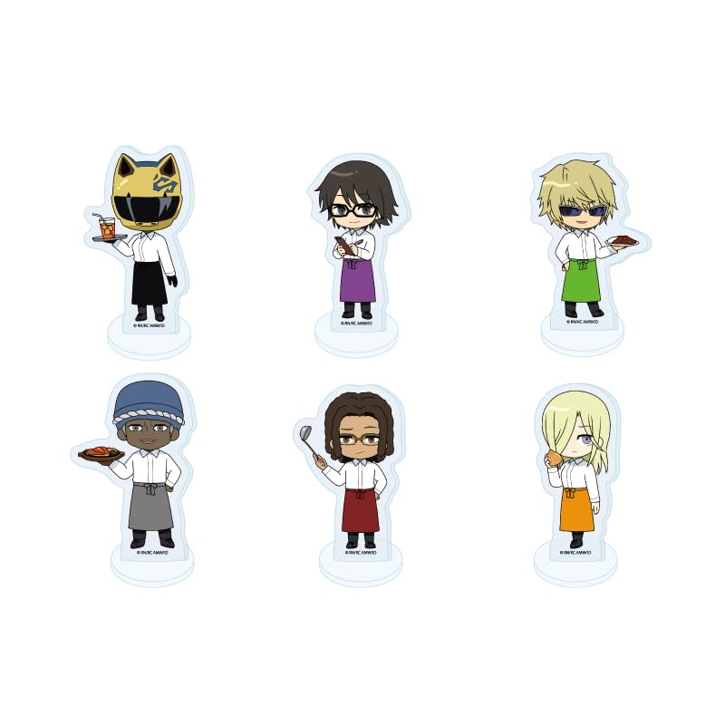 

Durarara x 2 06 [Иллюстрация в стиле ПОП-АРТ] Акриловые Мини-Подставки КОРОБКА из 6 шт.