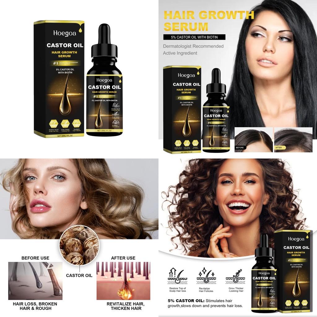 Hoegoa Nourishing Hair Oil For Thick And Luscious Hair Deep Repair And Moisture