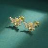 Creative Bee Shape S925 Silver Earring for Women's High-quality Zircon Earrings Jewelry Anniversary Gift Sterling Silver Jewelry