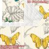 Set Of 2 Flat Printing Window Curtains Butterflies Tropical Foliage Digital Printed Polyester Drapes Seasonal Party Holiday Made