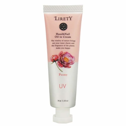 Rility UV Hand & Nail Oil-in-Cream, Peony, 30g (x 1)