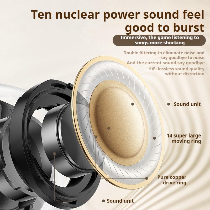 6D Stereo Sound Headsets Metal Design Type C&3.5mm Wired Gamer Earphones Magnetic In-Ear Headphones For Samsung Handfree HD Call