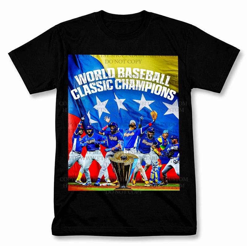 

Team Venezuela 2026 WBC Champions Graphic T shirt Vintage Style Baseball Fan Tee 3XL