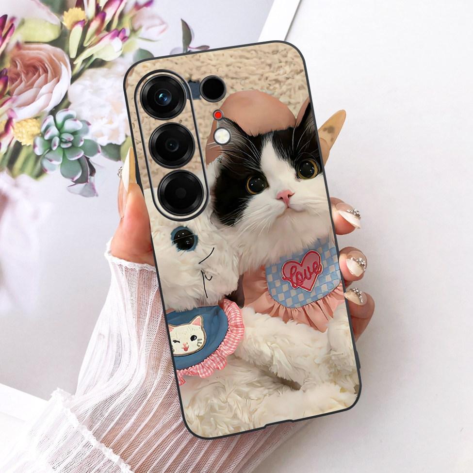 For Tecno CN5 Case For Tecno Camon 50 4G Cover Fashion Butterfly Cute Cat Cool Painted Soft Phone Casing For Techno Camon50 4G