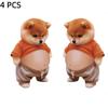 Cute Puppy 3D Belly Puffy Stickers DIY Soft Belly Squeezable Kitty Stickers Phone Case Decoration Children's Toy Birthday Gift
