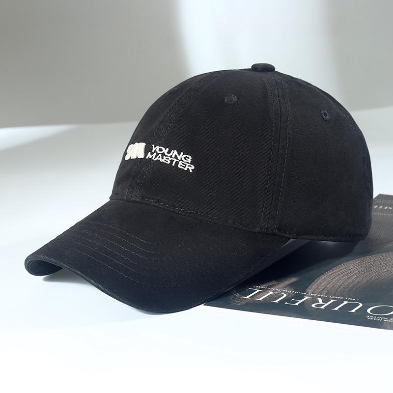 Fashion Hat Women's New Soft Top Baseball Cap Korean Version Tide Letter Embroidery Sunshade Sunscreen Cap