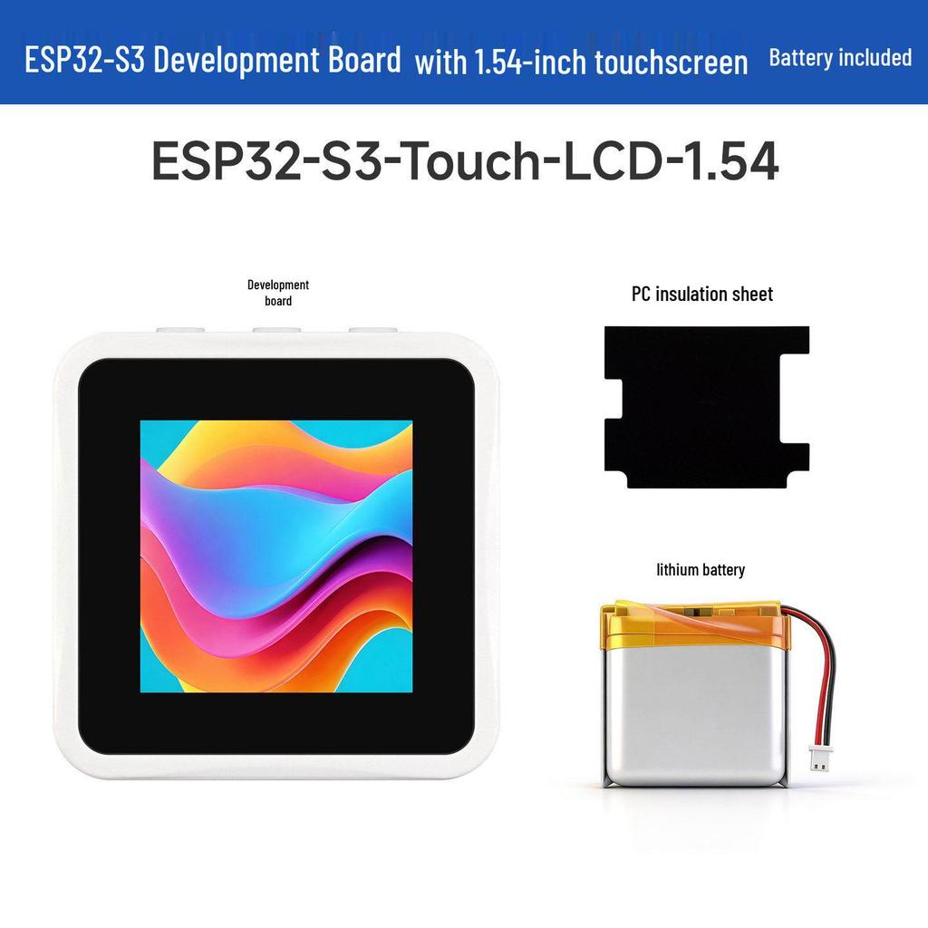 ESP32 S3 1.54" LCD Dev Board with WiFi/Bluetooth BLE5 & XiaoZhi AI Voice Interaction Support