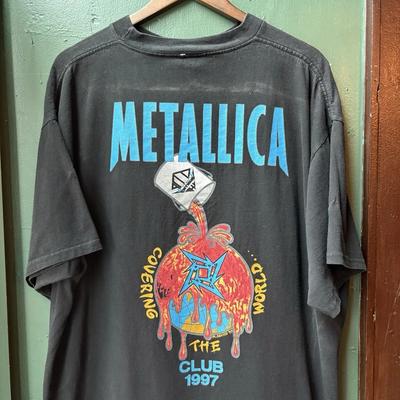 Vintage 90s Metallica Club Band  Rock Style Unisex T-Shirt