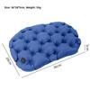 Inflatable Seat Cushion Polyester Comfortable Portable Air Seat Pad Pressure Relief Cushion For Camping Office Chair Car Travel