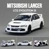 cwtnuk1 1/32 Mitsubishi Lancer EVO Final Edition JDM Racing Toy Car Model Diecast Metal Miniature Collection Gift For Children Boys