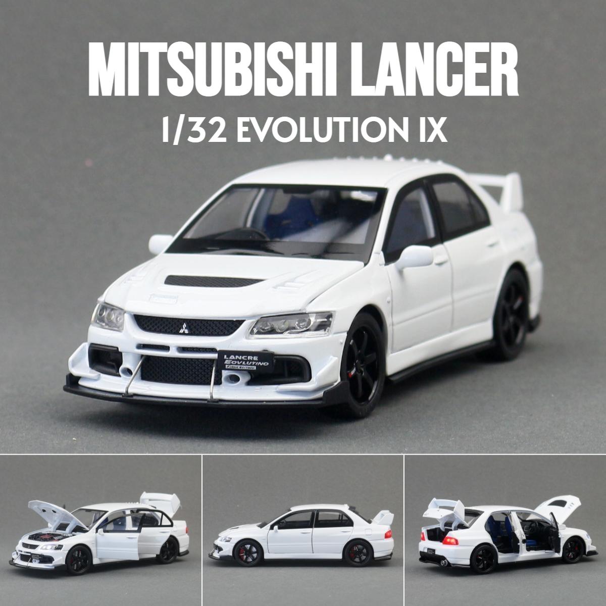 

1/32 Mitsubishi Lancer EVO Final Edition JDM Racing Toy Car Model Diecast Metal Miniature Collection Gift For Children Boys белый
