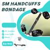 Arm To Handcuffs Restraints Bondage Adult Sex Toys PU Chest Strap Back Flirting Adjustable Bondage SM Sex Game For Couples