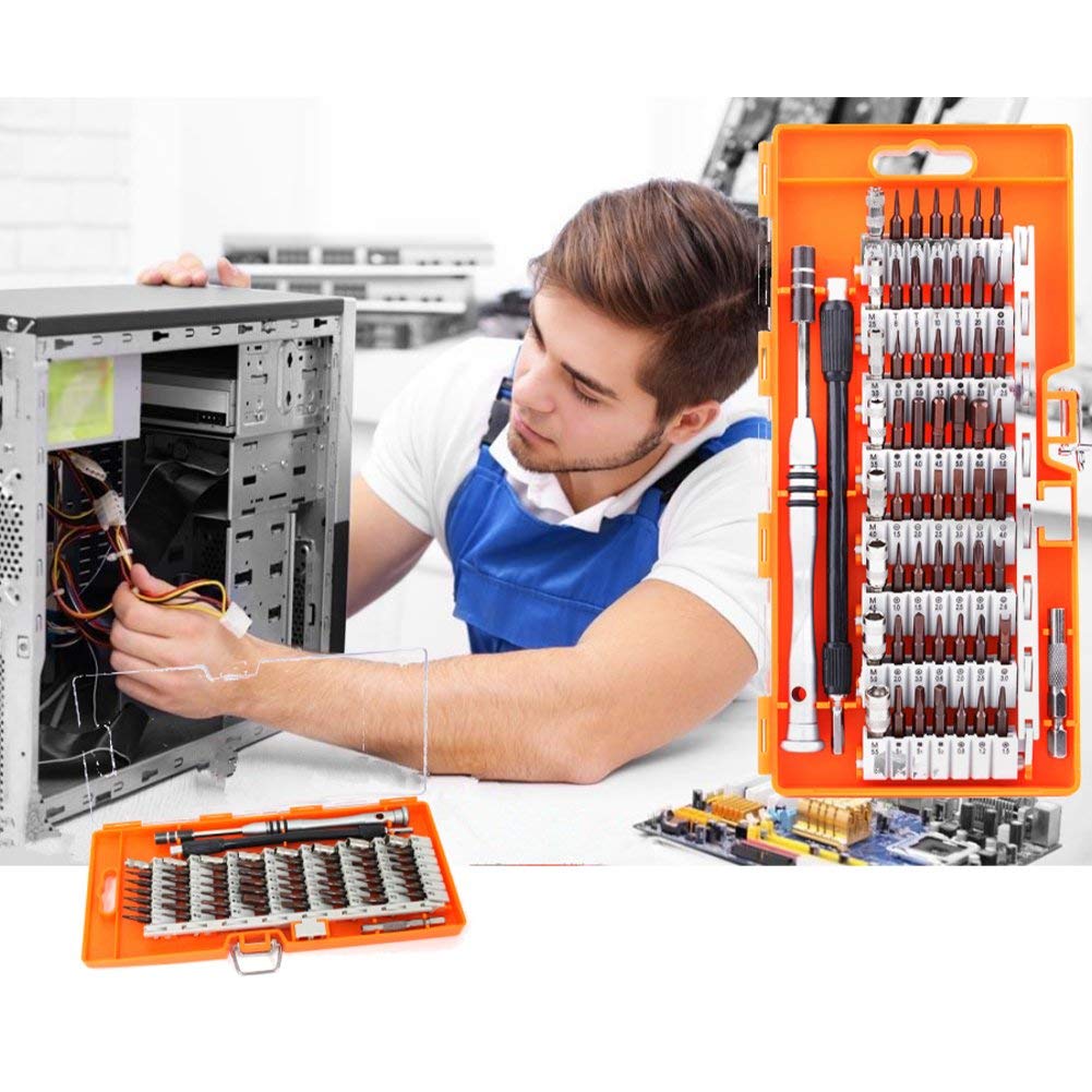 60 In 1 Precision Screwdriver Tool Kit Magnetic Screwdriver Set For Cell Phone Tablet Compact Repair Maintenance With Case