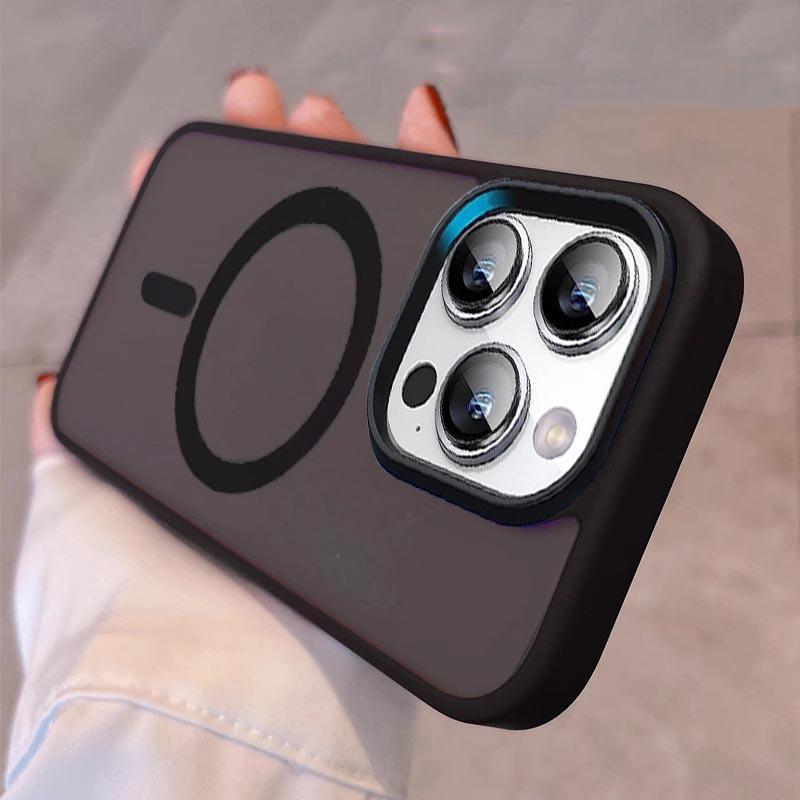 Applicable To IPhone16 Mobile Phone Case Magsafe Magnetic Suction Apple 14 Matte Anti-fall 13ProMax Protective Case 12