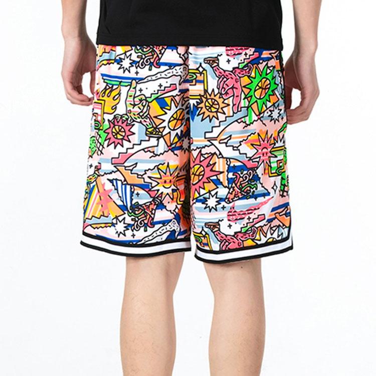 Nike Full Print Cartoon Sunflower Pattern Breathable Sports Casual Shorts Men Bottoms Floral DV3449-010