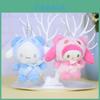 Adorable Sanrio Plush Toys Kuromi Cinnamoroll My Melody Pompompurin 12cm Short Plush