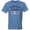 Milwaukee Brewers Cooperstown Double Switch Men's Oversized T-Shirt, Medium