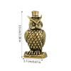 Mini Brass Owl Shaped Storage Rack Ornament Cute Animal Sculpture Home Decorations Retro Owl Table Centerpieces Decoration