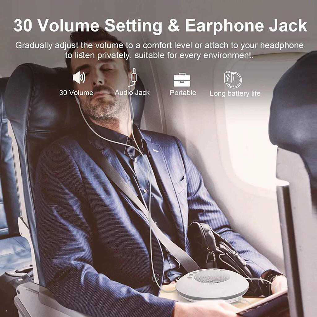 Baby Sleep Sound Machine & Night Light Soother