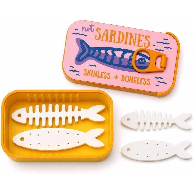 Sardine Tin Jewelry Box 3D Printed Necklace Earring Storage Box Easy Open Lids For Crafts & Packaging Storage