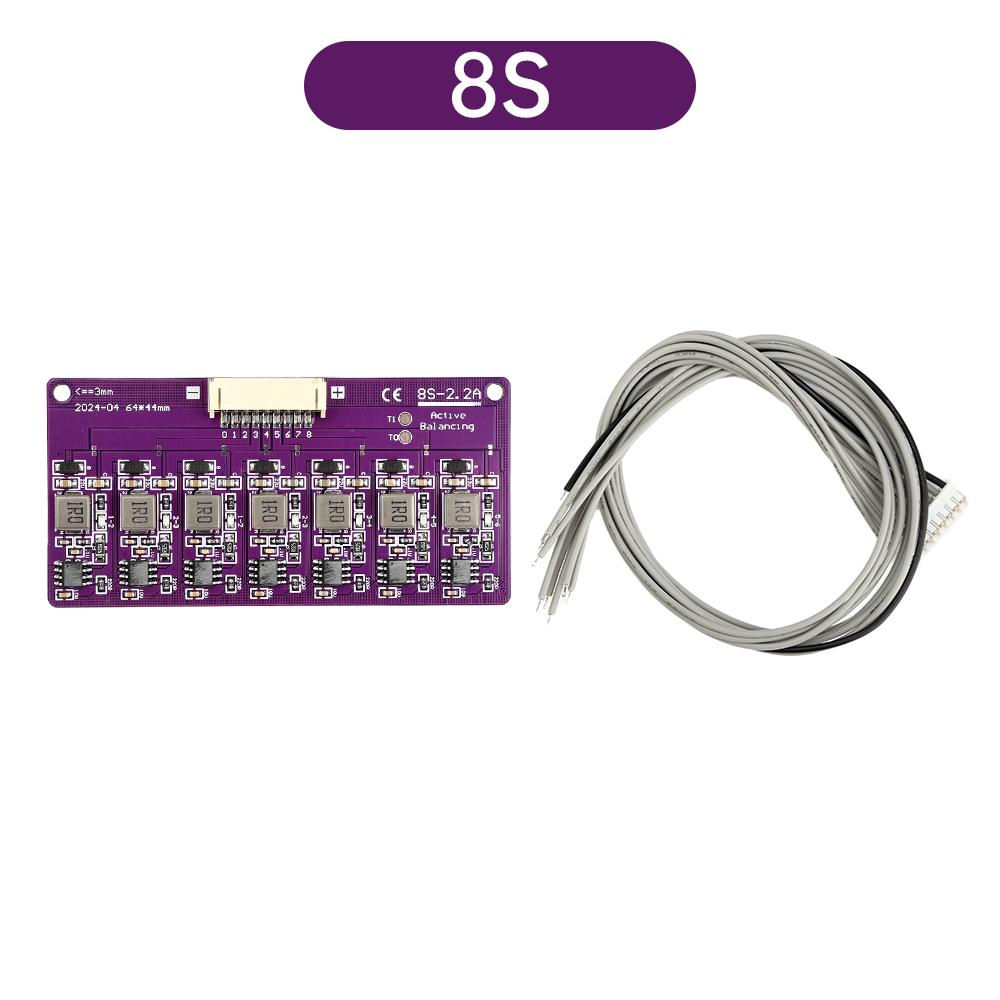 3S 4S 6S 8S 14S Capacitor Active Balancer Lithium Battery Balance Board Lifepo4 Lithium Titanate Battery Balancer 2.2A/3.1A