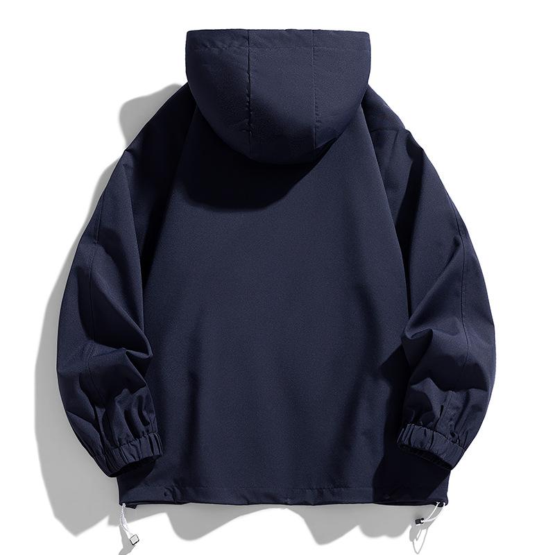 Autumn and Winter Jackets Men and Women of The Same Style, Spring and Autumn Casual Clothes, Outdoor Windproof Hooded Jacket