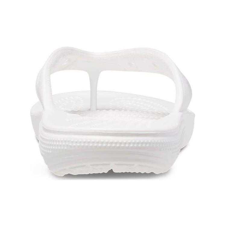 Crocs Classic Flip Comfortable Casual Slippers Unisex Slippers White 207713-100