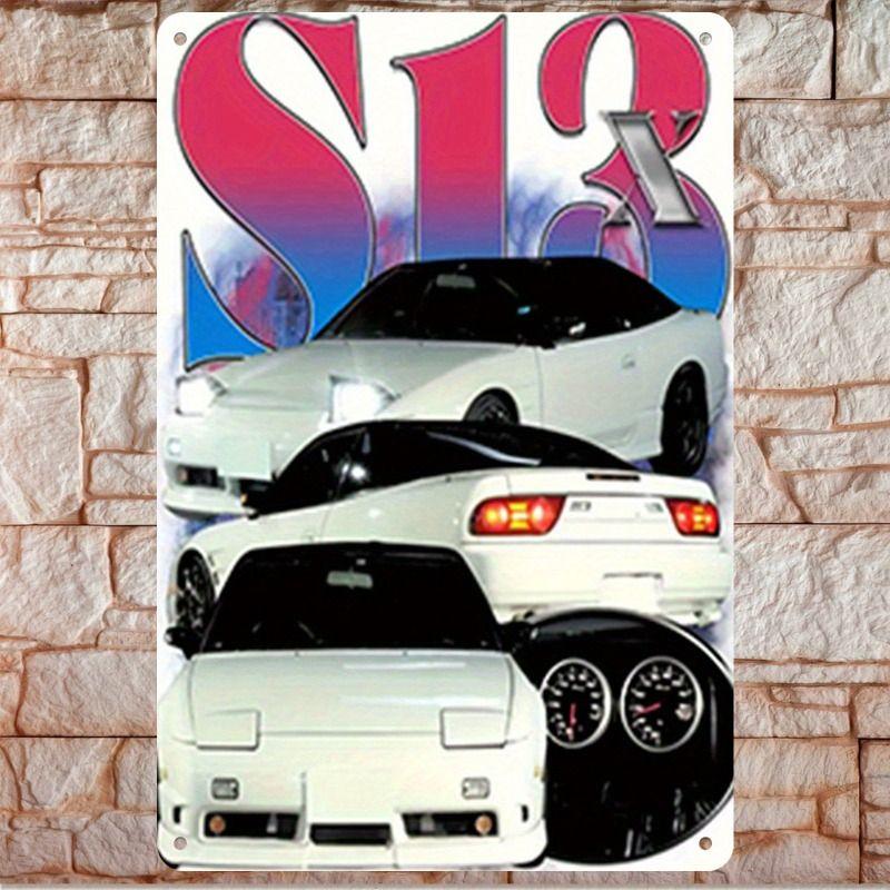 Automotive Metal Decorative Painting: Gifts for Car Lovers Garage Home Style