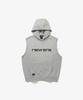 Originators Washed Hooded Sleeveless Heather Grey 14954639