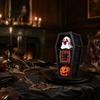 Spooky Window Display Props Halloween Gothic Coffin-Shaped Fidget Clicker Toy, Mini Push Pop Sensory Toy with Small Collectible Figures Ghost Pumpkin