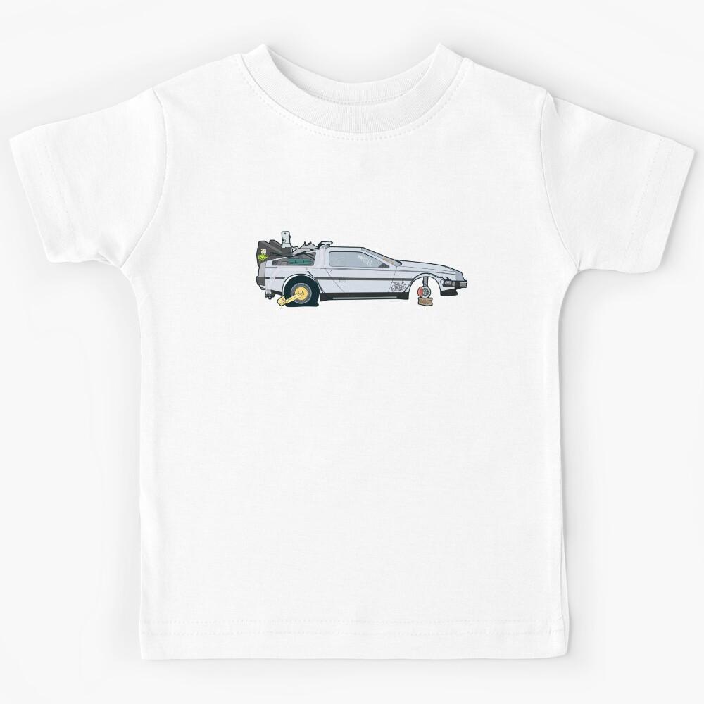 Busted: DeLorean DMC-12 Kids T-Shirt 110