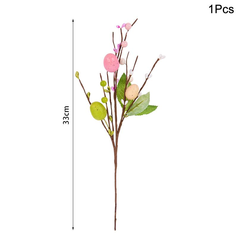 

Пасхальное яйцо, ветка дерева, красочная картина, пенопластовое яйцо, цветок, искусственное растение, пасхальное украшение своими руками для домашнего стола, праздничные принадлежности для вечеринок