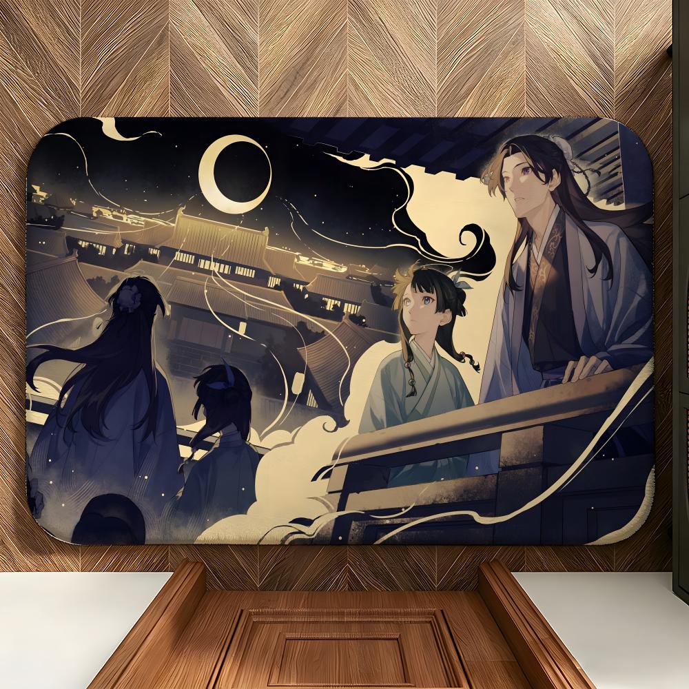 Anime T-The Apothecary D-Diaries Floor Mat Soft Flannel Floor Mat Suitable for Entryways, Living Rooms, Bedrooms, and Bathrooms