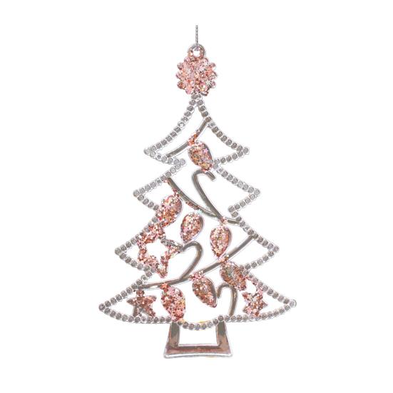 Christmas Clear Acrylic Hanging Ornament Glitter Snowflake Butterfly Reindeer Dancing Girl Tree Angel Wing Key Wreath Xmas Hanging Decoration