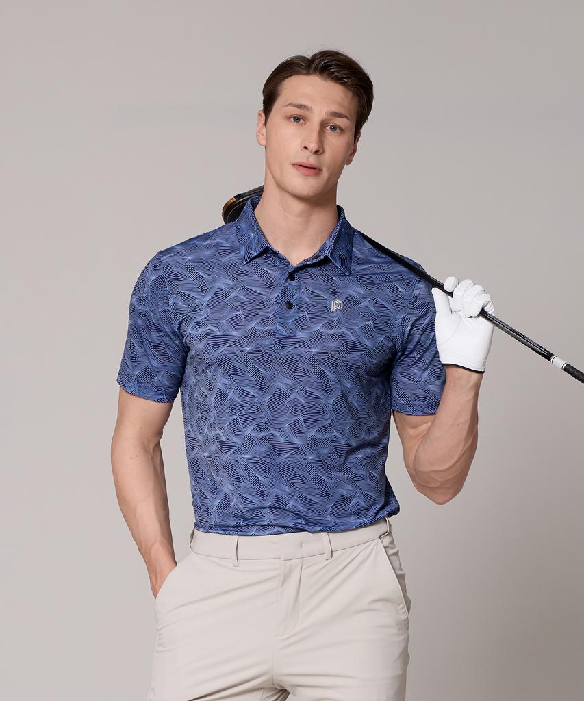 EXTRASPORTY Ice Age Men'S Icefeel Cooling Collared T-Shirt 2 Colors