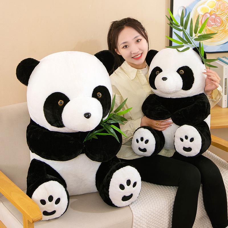 Cross-border Cute Bamboo Leaf National Treasure Giant Panda Doll Plush Toy Doll Hug Children's Day Gift