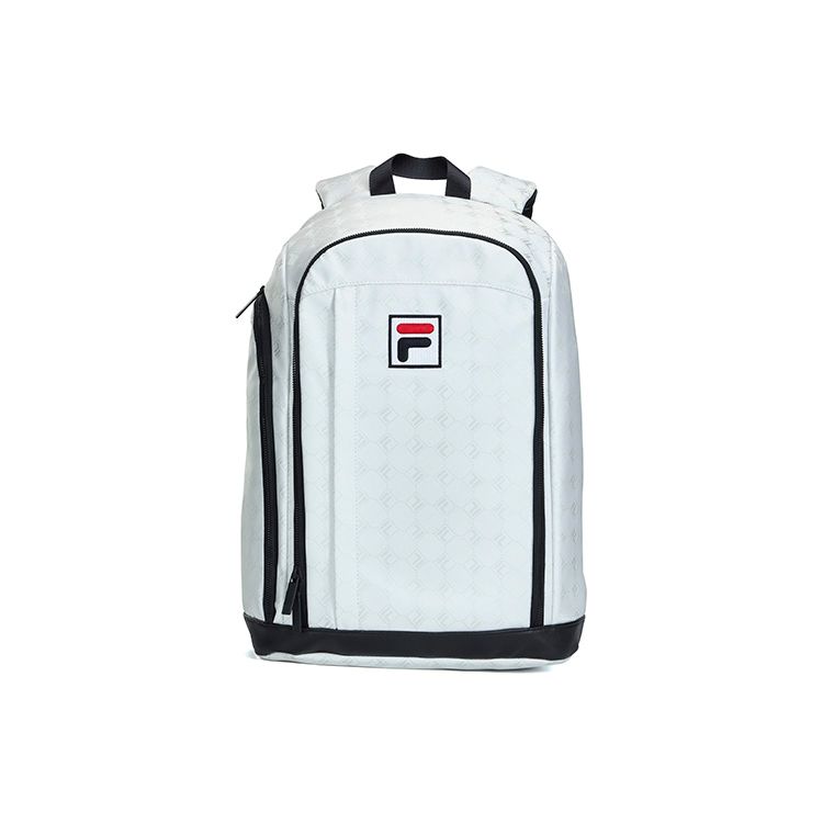 FILA Fashion Casual Fabric Mini Backpack Unisex Backpacks Jade-White A13U143162F-WT XS