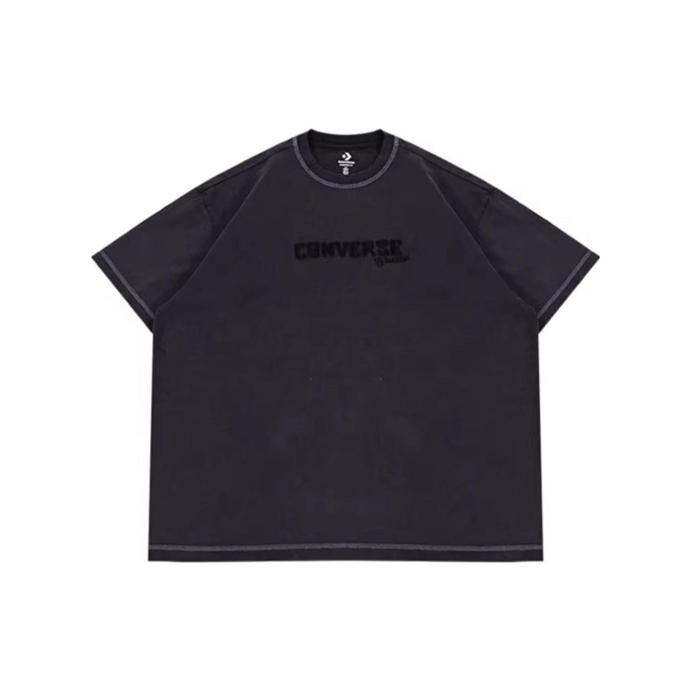 Converse Skateboard Wash Tee Asia Sizing Washed Black Men s 10026164-A03 S