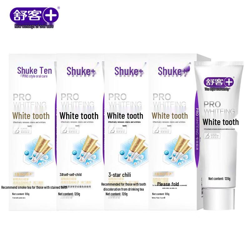 

Shuke Whitening & Stain Removal Toothpaste (4x120g)