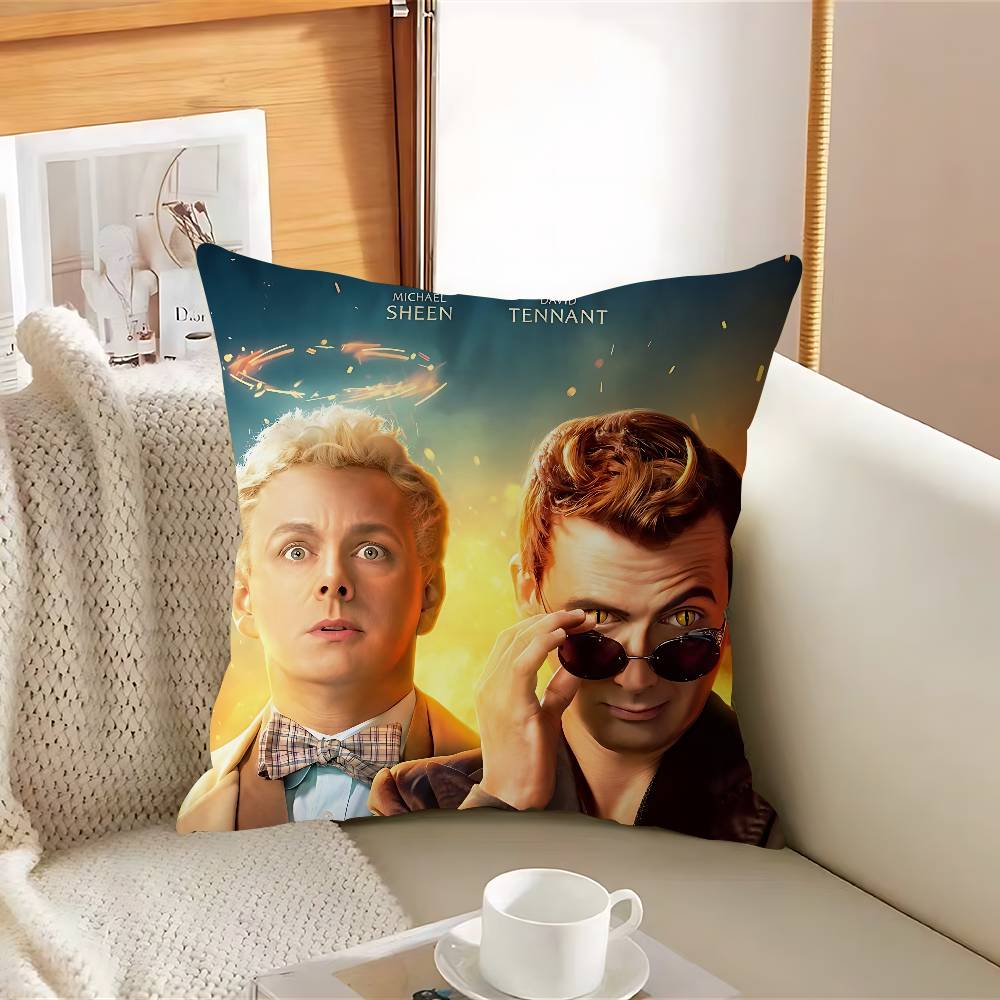 Klassische TV-Serie G-GoodS O-Omen Kissenbezug Abnehmbarer Waschbarer Kissenbezug – Ganzjährig Weiches Leinen