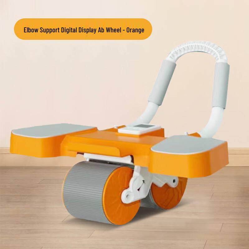 Elbow Support Ab Roller with Timer