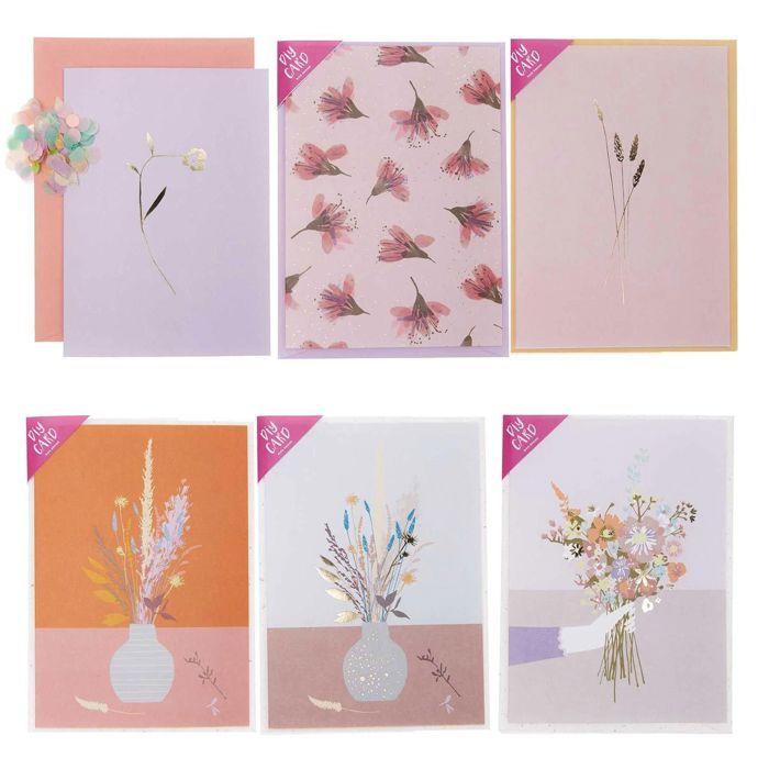 6 DIY Floral Card Kits
