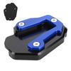 Motorcycle Kickstand Extension Stand Support Plate Aluminum Alloy Replacement CRF1100L Africa Twin 2019-2021 (Blue)