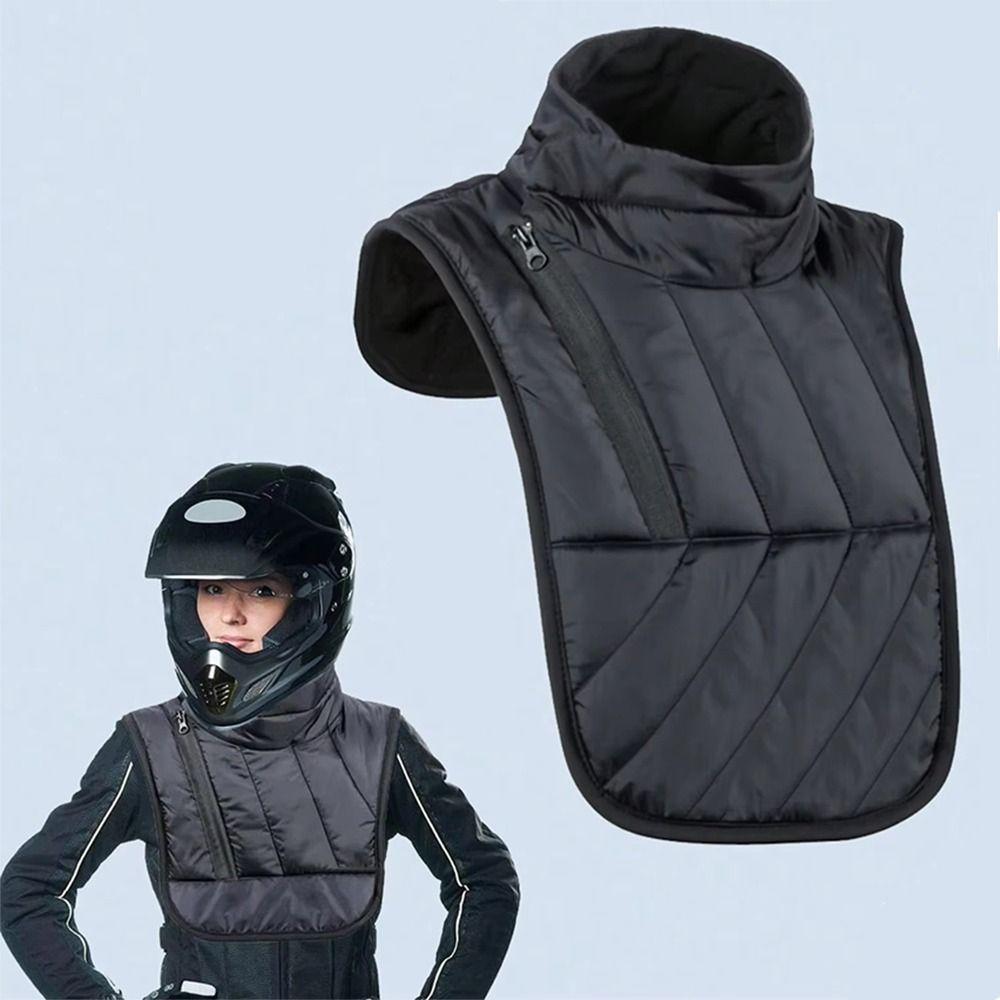 Winddichter Winter-Motorrad-Nackenschal Kurz/Lang Nackenschutz Tragbare Brust-Schulter-Weste Ski