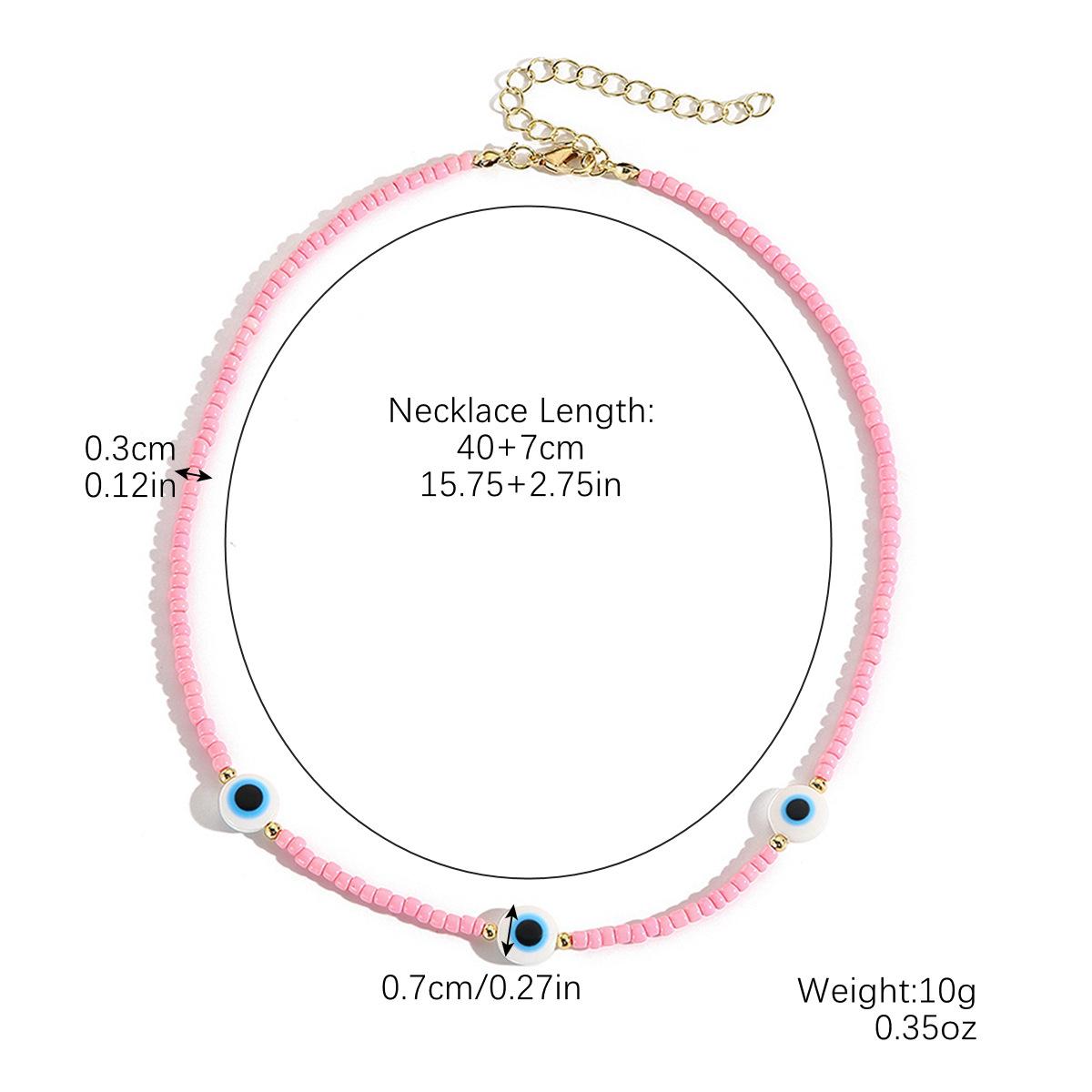 

Богемные украшения Ожерелье из бусин Цепочка на ключицу Дофамин Красочное Ин Богемное ожерелье из проса Красивое элегантное ожерелье для нее
