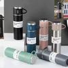 500Ml Stainless Steel Vacuum Flask Gift Office Business Style Thermos Bottle Outdoor Hot Water Thermal Insulation Couple Cup