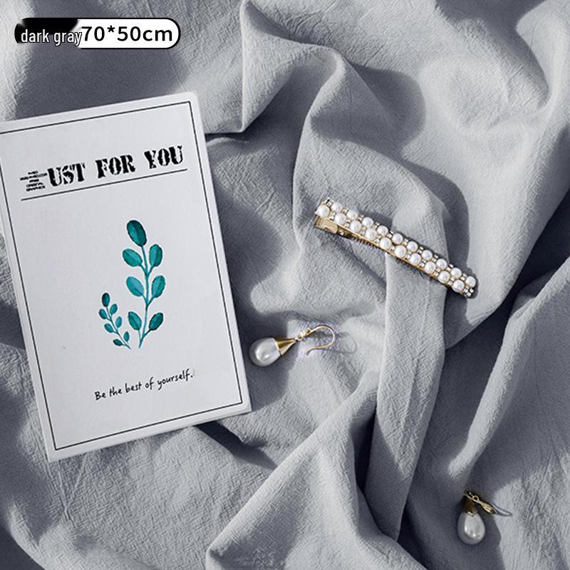 White Cloth Backdrop: Textured Tablecloth for Food, Cake, Flat Lays, Cosmetics, Nail Art, and Children's Clothing Photography.