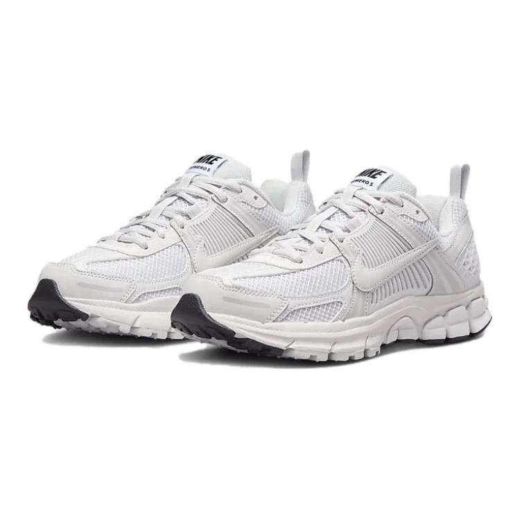 New Nike Air Zoom Vomero 5 Anti Slip Wear Resistant Breathable Support Low Top Kids' Running Shoes White Teenagers HF6998-100