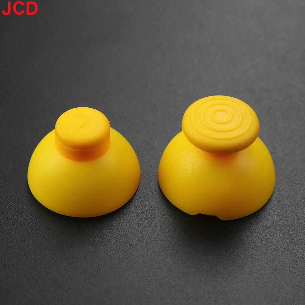 JCD 1 Pair Left And Right 3D Analog Joystick Thumb Stick Silicone Cap For GameCube For NGC GC Controller Repair Part Replacement