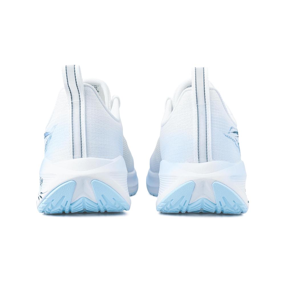 Li Ning Wuyue Dämpfung Atmungsaktiv Niedrig geschnitten Laufschuhe Herren Blau Weiß ARST003-1(Team537-)